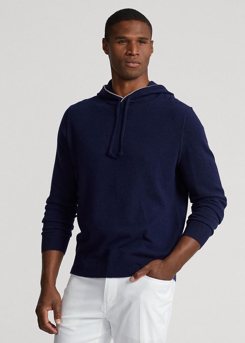 Sueter RLX Golf Hombre Washable Cashmere Sin Capucha Jumper Chile Azul Marino LFMXB-4891